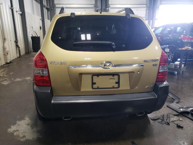 KM8JN72D25U142117 - 2005 HYUNDAI TUCSON GLS GOLD photo 6