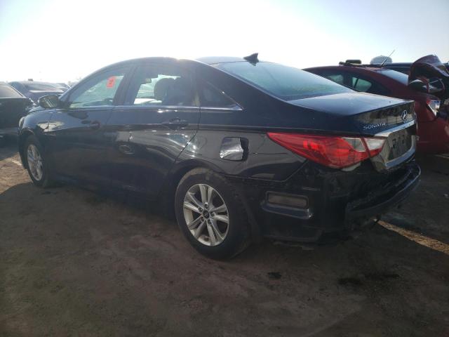 5NPEB4AC1EH946568 - 2014 HYUNDAI SONATA GLS BLACK photo 2