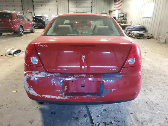 1G2ZG558364111890 - 2006 PONTIAC G6 SE1 RED photo 6