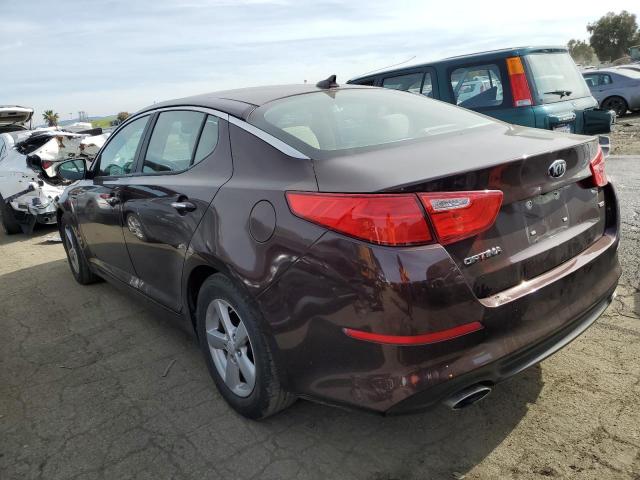 5XXGM4A70EG322620 - 2014 KIA OPTIMA LX MAROON photo 2