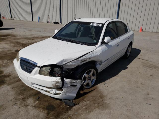 KMHDN46D95U108424 - 2005 HYUNDAI ELANTRA GLS WHITE photo 1