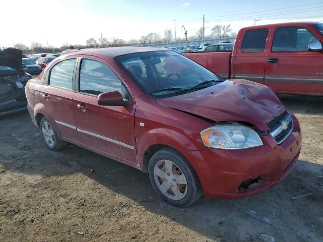 KL1TD56618B062671 - 2008 CHEVROLET AVEO BASE RED photo 4