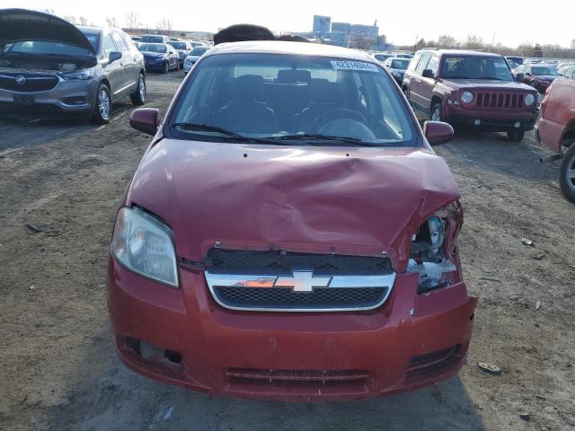KL1TD56618B062671 - 2008 CHEVROLET AVEO BASE RED photo 5