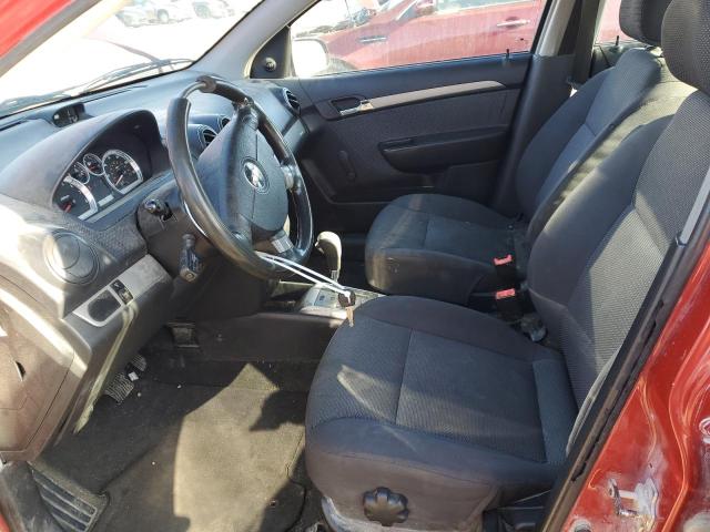 KL1TD56618B062671 - 2008 CHEVROLET AVEO BASE RED photo 7