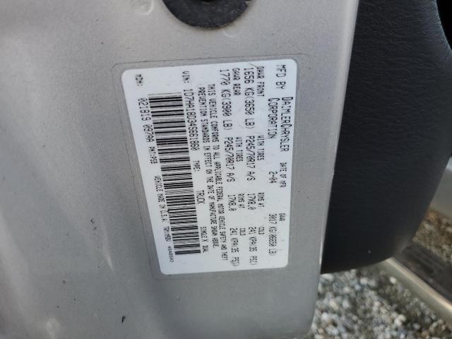 1D7HA18D34S661860 - 2004 DODGE RAM 1500 ST SILVER photo 12