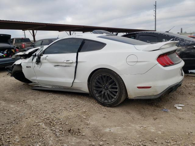 1FA6P8CF1K5157682 - 2019 FORD MUSTANG GT WHITE photo 2