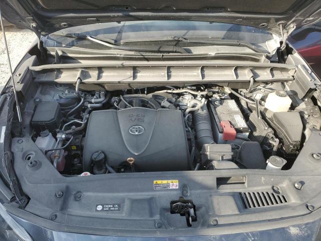 5TDGZRAH6NS111735 - 2022 TOYOTA HIGHLANDER XLE GRAY photo 11