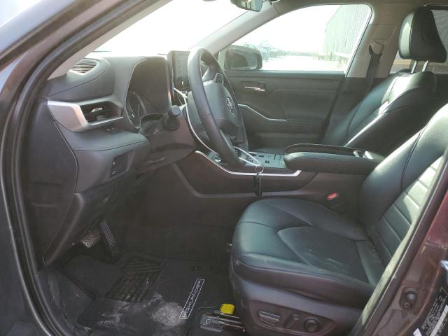 5TDGZRAH6NS111735 - 2022 TOYOTA HIGHLANDER XLE GRAY photo 7