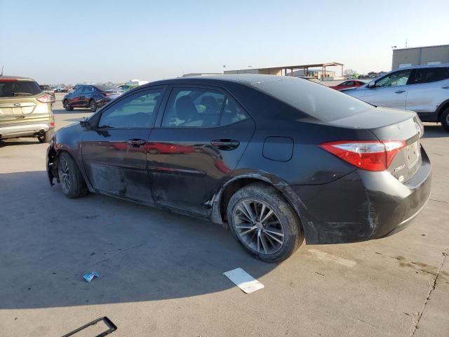 5YFBURHE0GP455805 - 2016 TOYOTA COROLLA L BLACK photo 2