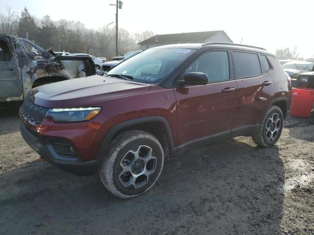 3C4NJDDB9NT165190 - 2022 JEEP COMPASS TRAILHAWK RED photo 1