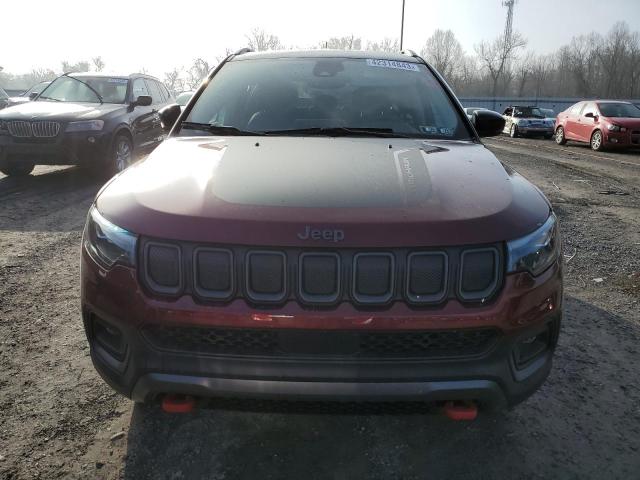 3C4NJDDB9NT165190 - 2022 JEEP COMPASS TRAILHAWK RED photo 5