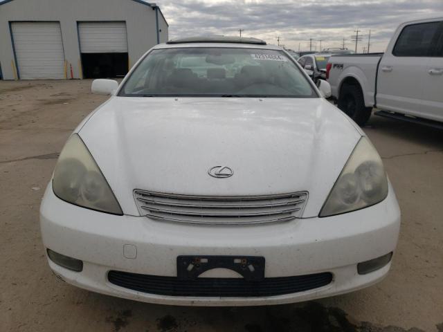 JTHBF30G136013717 - 2003 LEXUS ES 300 WHITE photo 5