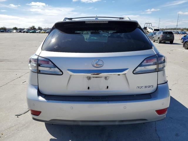 JTJZK1BA1C2005758 - 2012 LEXUS RX 350 SILVER photo 6