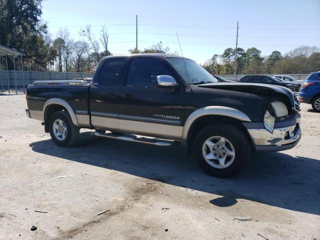 5TBRT34151S173717 - 2001 TOYOTA TUNDRA ACCESS CAB შავი ფოტო 4