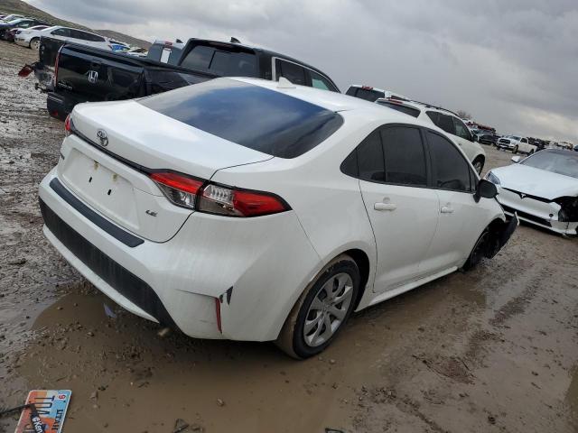 JTDEPMAE6MJ142226 - 2021 TOYOTA COROLLA LE WHITE photo 3