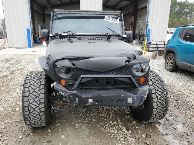 1J4GA591X7L112683 - 2007 JEEP WRANGLER SAHARA BLACK photo 5