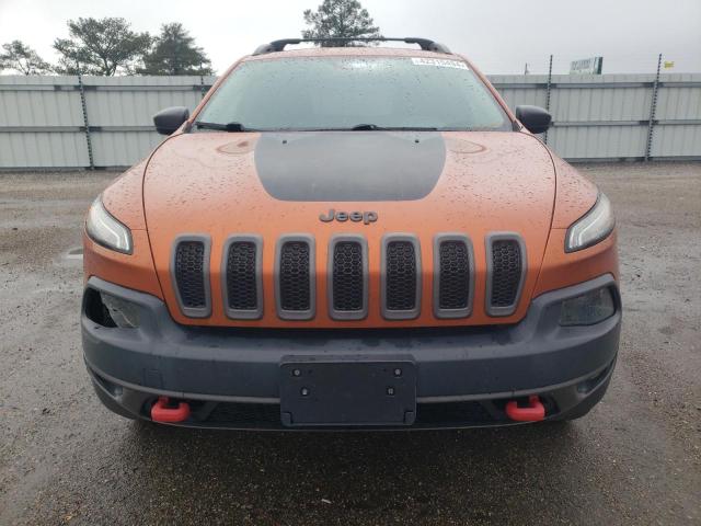 1C4PJMBB7GW306976 - 2016 JEEP CHEROKEE TRAILHAWK ORANGE photo 5