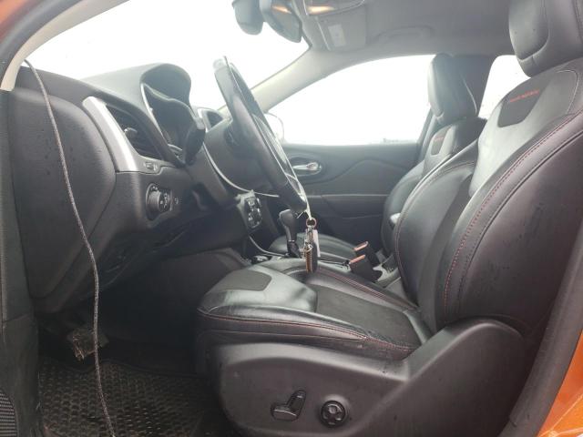 1C4PJMBB7GW306976 - 2016 JEEP CHEROKEE TRAILHAWK ORANGE photo 7