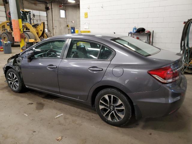 19XFB2F83FE075174 - 2015 HONDA CIVIC EX GRAY photo 2