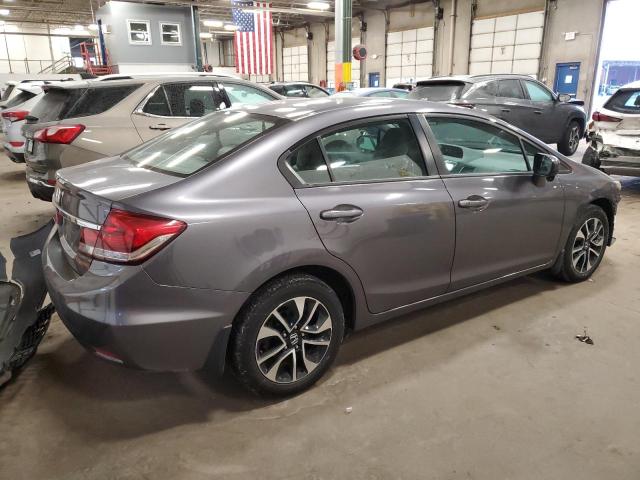 19XFB2F83FE075174 - 2015 HONDA CIVIC EX GRAY photo 3