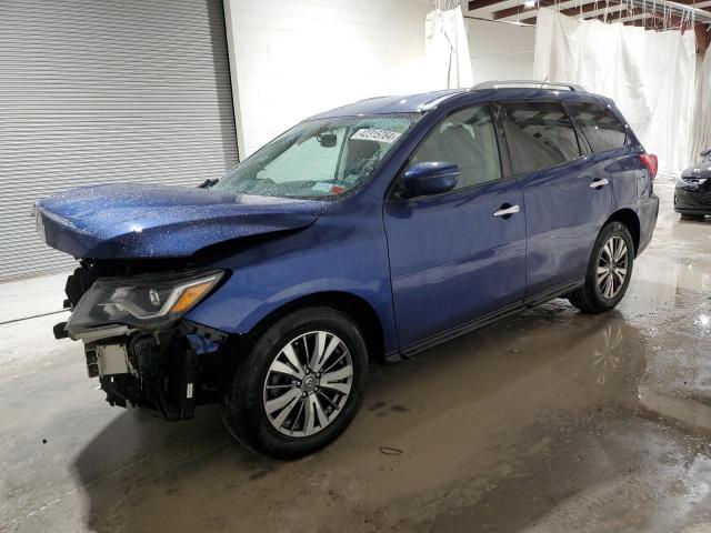 5N1DR2MM8JC641232 - 2018 NISSAN PATHFINDER S BLUE photo 1