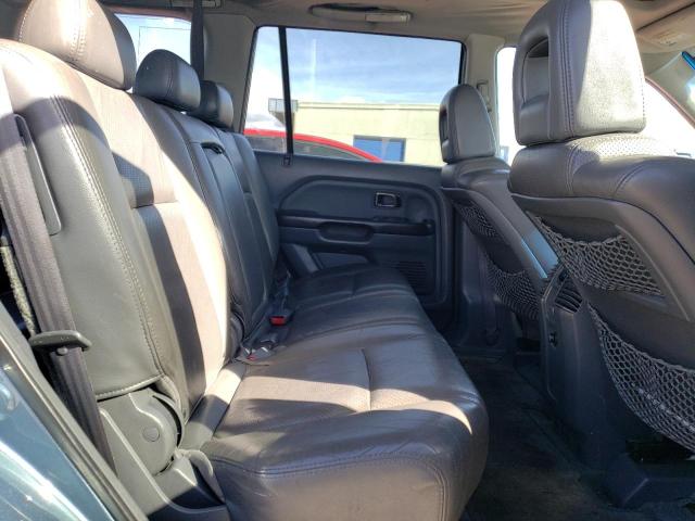 2HKYF18545H553462 - 2005 HONDA PILOT EXL BLUE photo 10