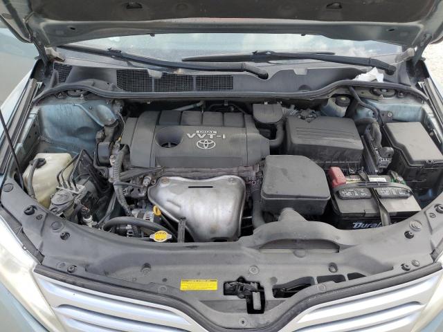 4T3ZE11A39U007474 - 2009 TOYOTA VENZA BLUE photo 12