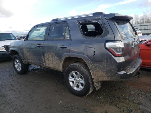 JTEBU5JR3K5729408 - 2019 TOYOTA 4RUNNER SR5 GRAY photo 2