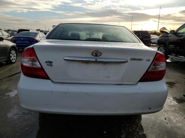 4T1BE32K34U325987 - 2004 TOYOTA CAMRY LE WHITE photo 6
