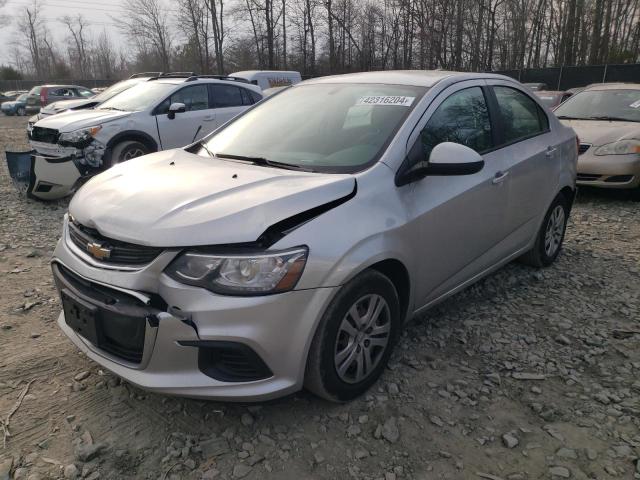 1G1JB5SG8H4162400 - 2017 CHEVROLET SONIC LS SILVER photo 1