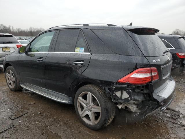 4JGDA5HB0EA428018 - 2014 MERCEDES-BENZ ML 350 4MATIC BLACK photo 2