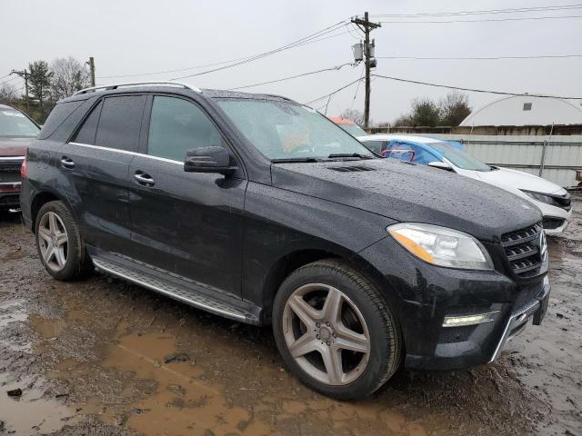 4JGDA5HB0EA428018 - 2014 MERCEDES-BENZ ML 350 4MATIC BLACK photo 4