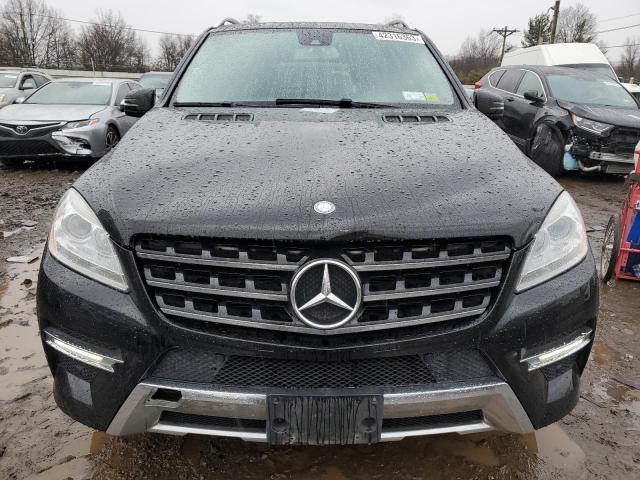4JGDA5HB0EA428018 - 2014 MERCEDES-BENZ ML 350 4MATIC BLACK photo 5