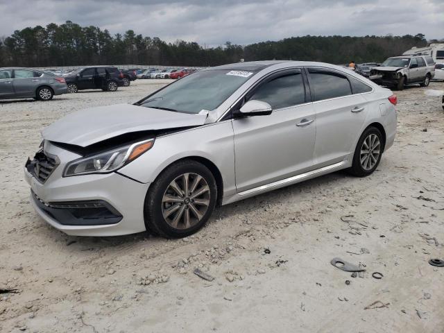 5NPE34AF6GH345344 - 2016 HYUNDAI SONATA SPORT SILVER photo 1