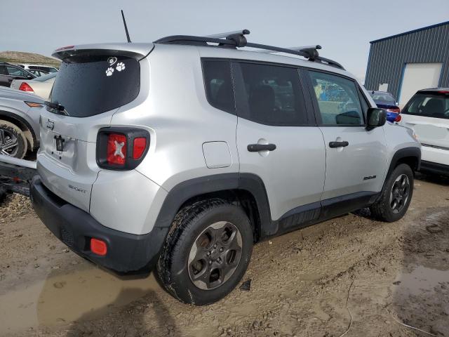 ZACCJAAW3GPE41936 - 2016 JEEP RENEGADE SPORT SILVER photo 3