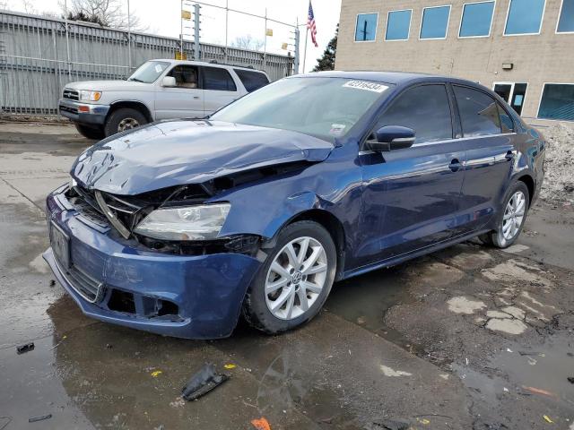 3VWD07AJ8EM351094 - 2014 VOLKSWAGEN JETTA SE BLUE photo 1