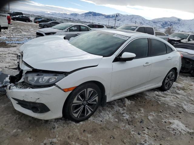 19XFC1F78GE039688 - 2016 HONDA CIVIC EXL WHITE photo 1