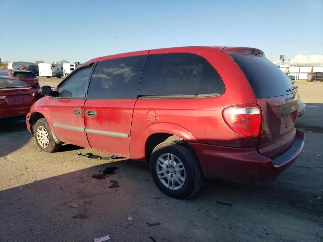 1D4GP24RX6B762833 - 2006 DODGE GRAND CARA SE RED photo 2