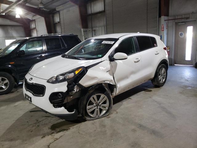 KNDPMCAC6H7040681 - 2017 KIA SPORTAGE LX WHITE photo 1