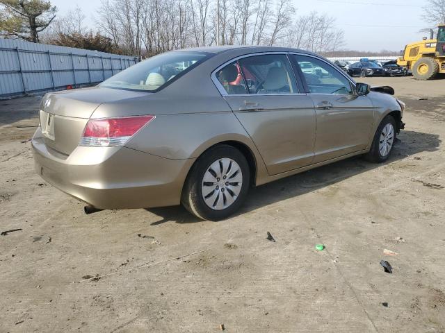 1HGCP2F39AA088873 - 2010 HONDA ACCORD LX BEIGE photo 3