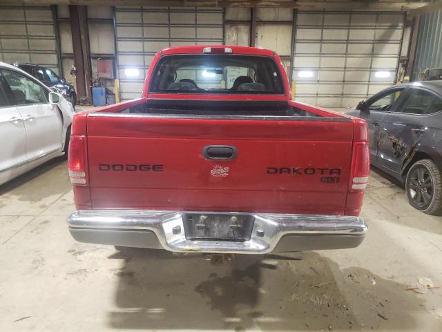 1D7HG48N13S348863 - 2003 DODGE DAKOTA QUAD SLT RED photo 6