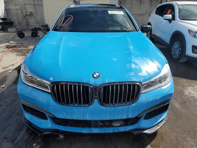 WBA7F0C34HGM22159 - 2017 BMW 750 I BLUE photo 5