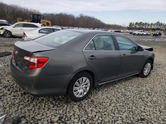 4T1BD1FK1CU036509 - 2012 TOYOTA CAMRY HYBRID GRAY photo 3