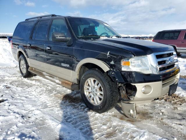 1FMFK18547LA32898 - 2007 FORD EXPEDITION EL EDDIE BAUER BLACK photo 4