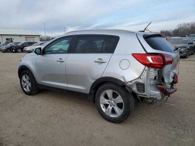 KNDPB3A29D7511827 - 2013 KIA SPORTAGE BASE SILVER photo 2