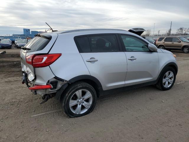 KNDPB3A29D7511827 - 2013 KIA SPORTAGE BASE SILVER photo 3