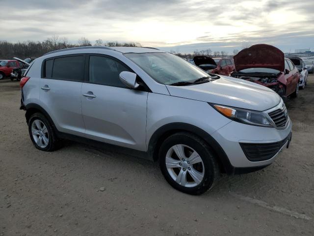 KNDPB3A29D7511827 - 2013 KIA SPORTAGE BASE SILVER photo 4