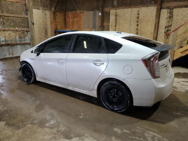 JTDKN3DU0E0370459 - 2014 TOYOTA PRIUS WHITE photo 2