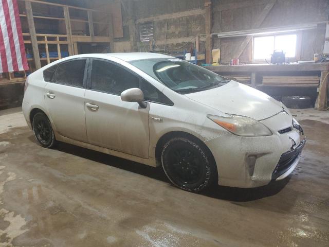 JTDKN3DU0E0370459 - 2014 TOYOTA PRIUS WHITE photo 4