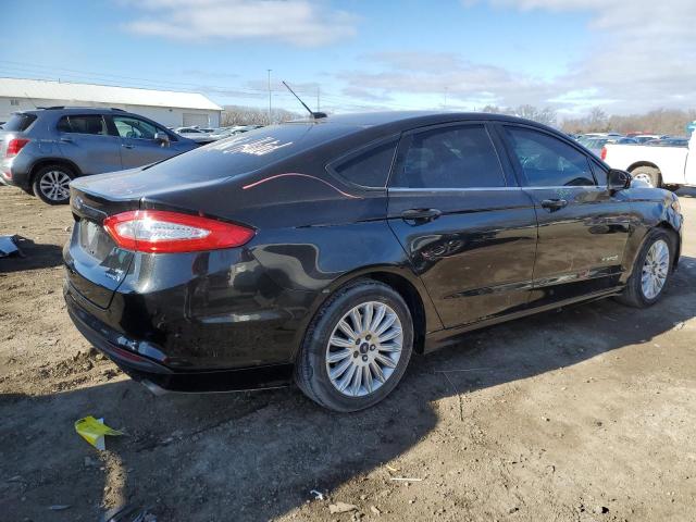 3FA6P0LUXDR263211 - 2013 FORD FUSION SE HYBRID BLACK photo 3